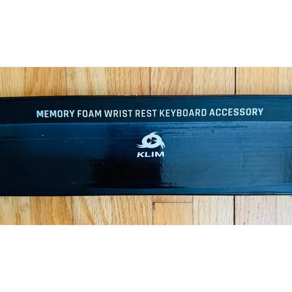 KLIM Memory Foam Black Wrist Rest for Keyboards NEW